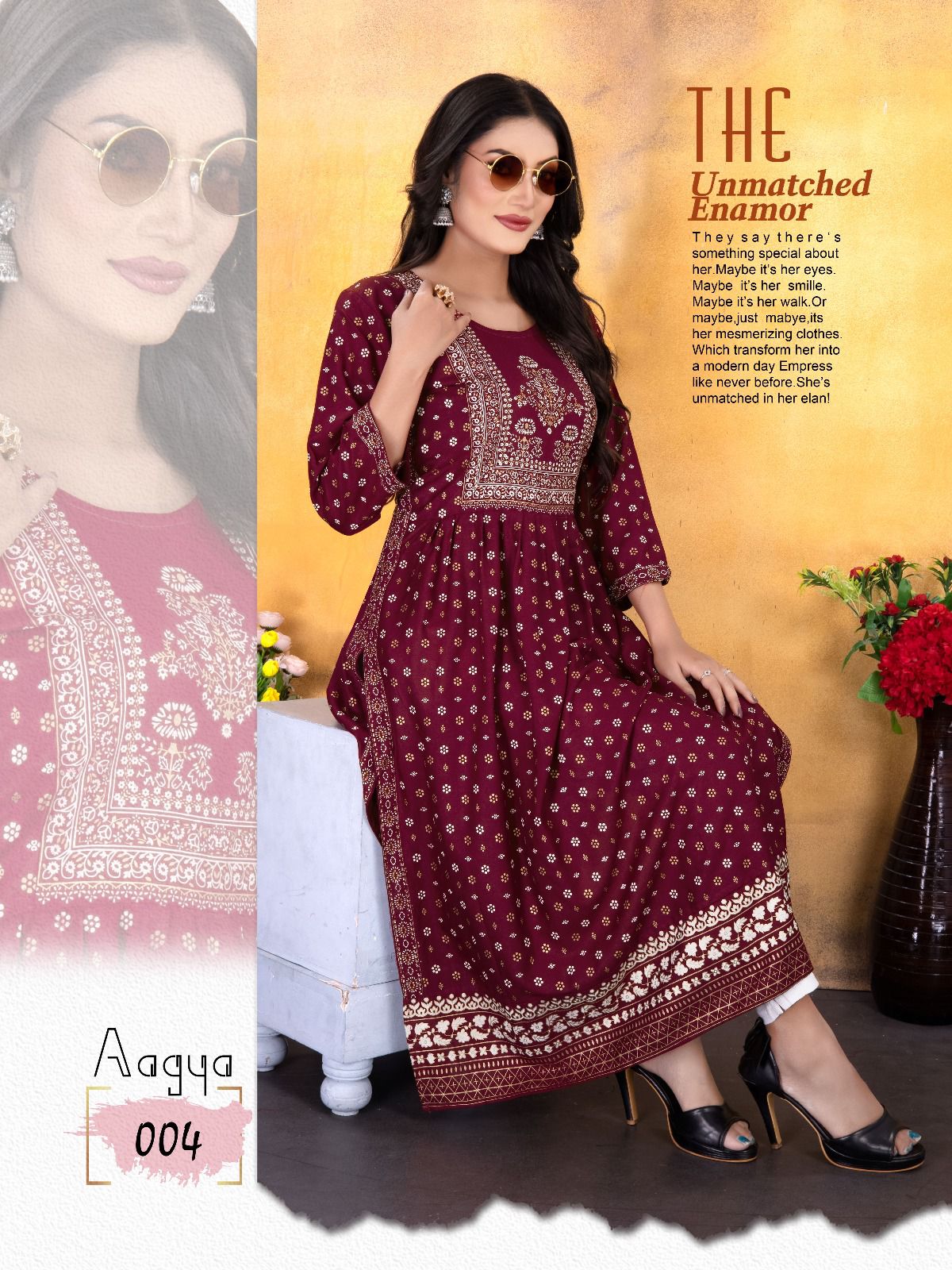 Aagya Naira Long Kurti Catalog